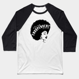 Spoonie Species: "Endopendent woman" Baseball T-Shirt